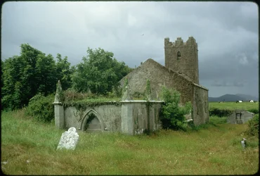 Medieval church and churchyard